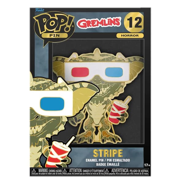 Gremlins Strype Stor Emalj POP Pin 10cm
