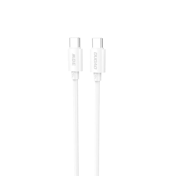 Dudao L4C USB-C / USB-C-kabel 30W 2m - Hvid