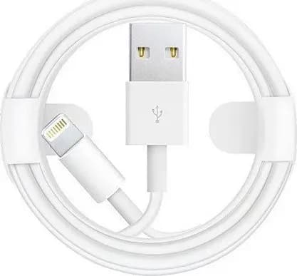 Kabel USB M USB-A - Lightning 1 m Hvid (28011)