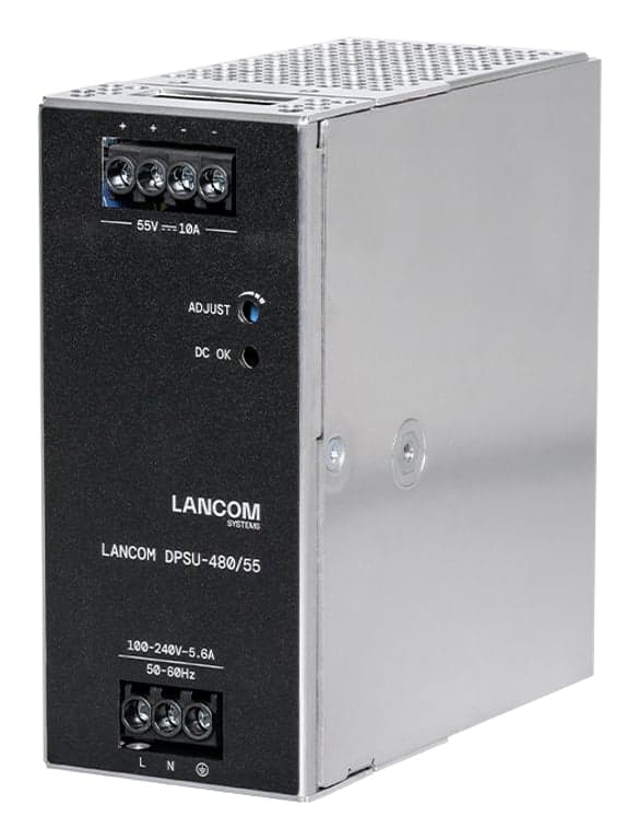 LANCOM DPSU-480/55 480W DIN-skinne strømforsyning til IGS-3510XUP