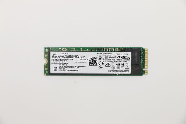 Lenovo 512 GB M.2 PCIe NVMe SSD