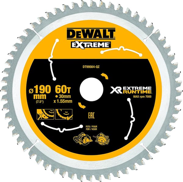 Dewalt Pyörösaha DT99564, 190mm/30mm