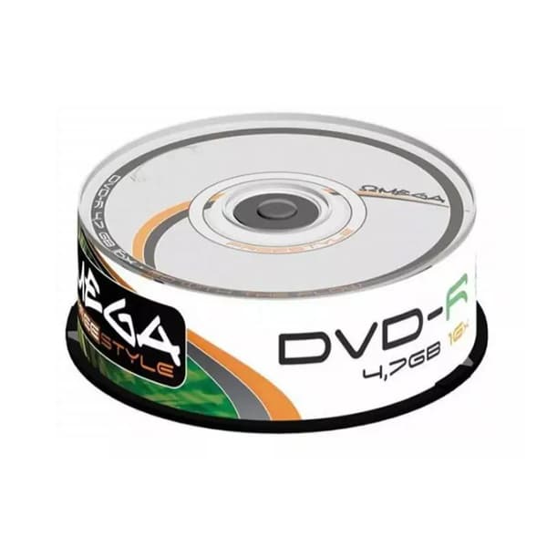 Omega DVD+R 4.7GB 16x 25 stk (56682)