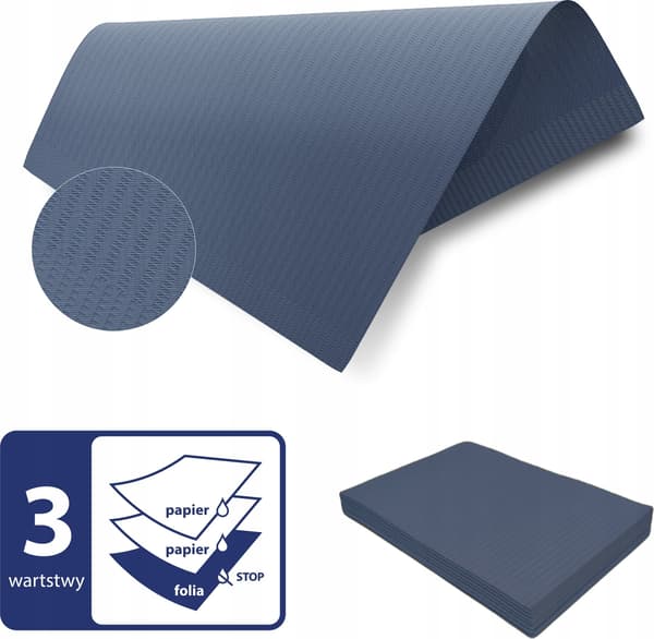 TANDLÆGE DRAPE 10 STK MARINEBLÅ