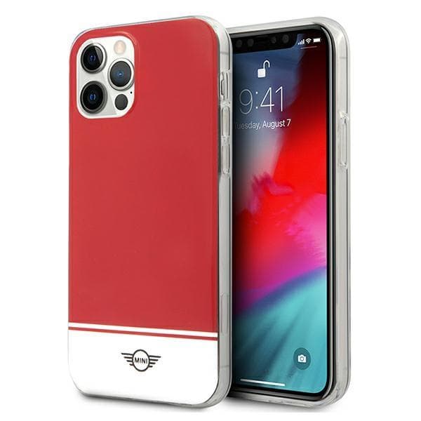 Mini MIHCP12LPCUBIRE iPhone 12 Pro Max 6,7\" rød/red hard case Stripe Collection