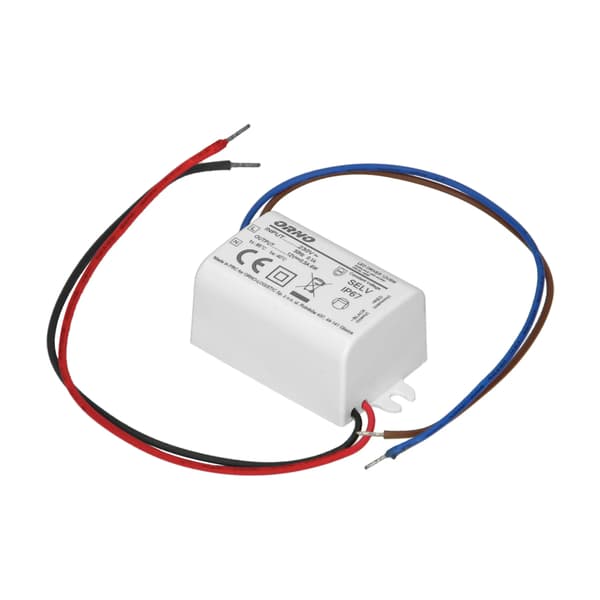 MINI-LED-virtalähde 12VDC 6W, IP67, 55/29.5/22mm