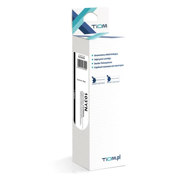 Tiom blækpatron Tiom til Epson 103YN | C13T00S44A | 70ml | gul