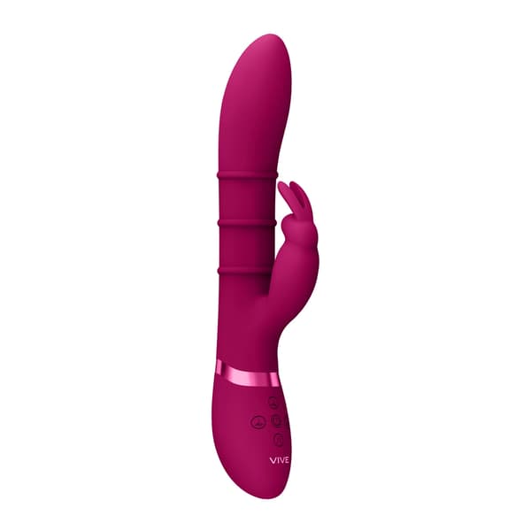 Stimulerande ringar, vibrerande G-punktskanin - Rosa
