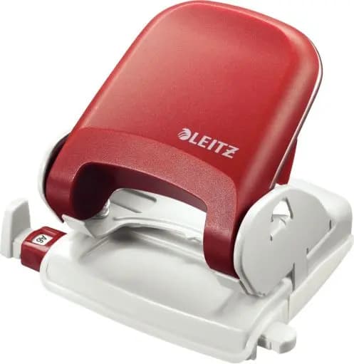 Hålslag Leitz 5005 25 ark Röd (10K083B)
