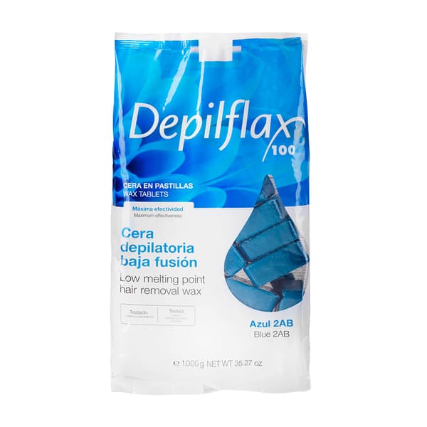 DEPILFLAX HÅRD VOK STRIMMELFRI TIL HÅRFJERNING 1KG AZULENE