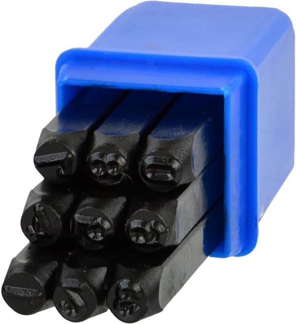 Täljare siffra 5mm/9el. (100)