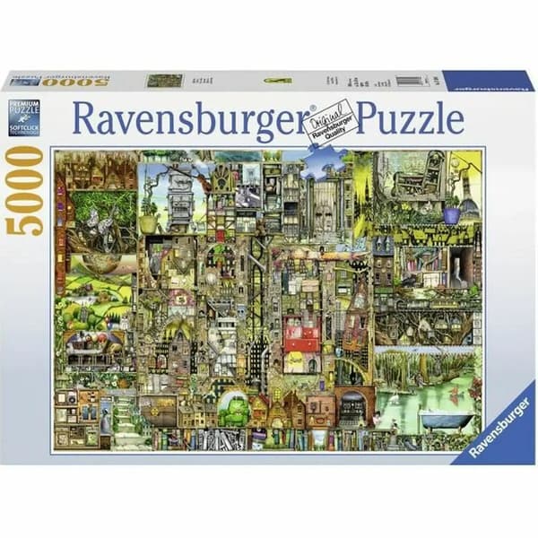 Pussel Ravensburger Weird Town / Colin Thompson (5000 Bitar)