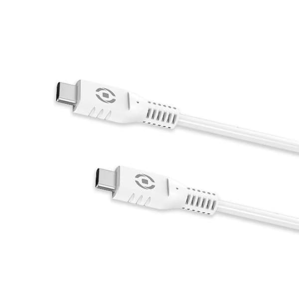 Kabel USB C Celly USBCUSBCWH Vit 1 m