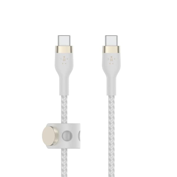 Belkin Flex USB-C/USB-C 60W 3m, valkoinen CAB011bt3MWH