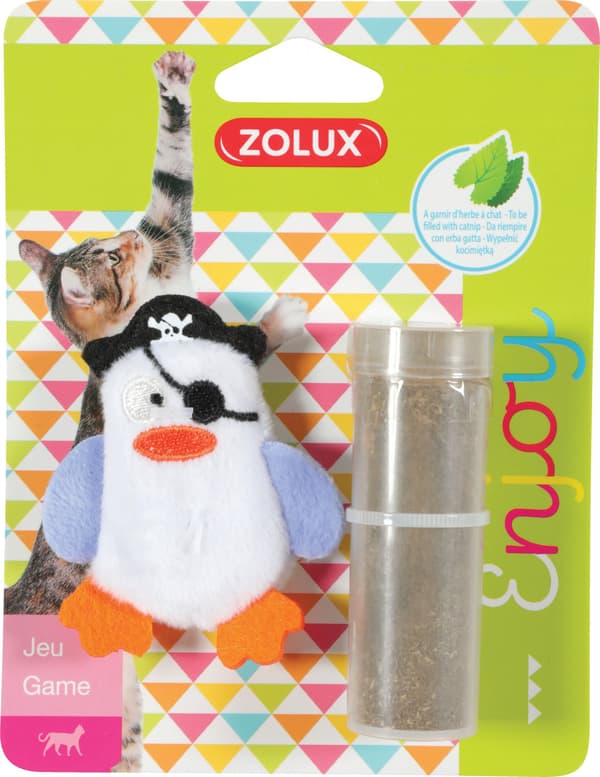 Zolux Kattleksak PIRATE färg vit