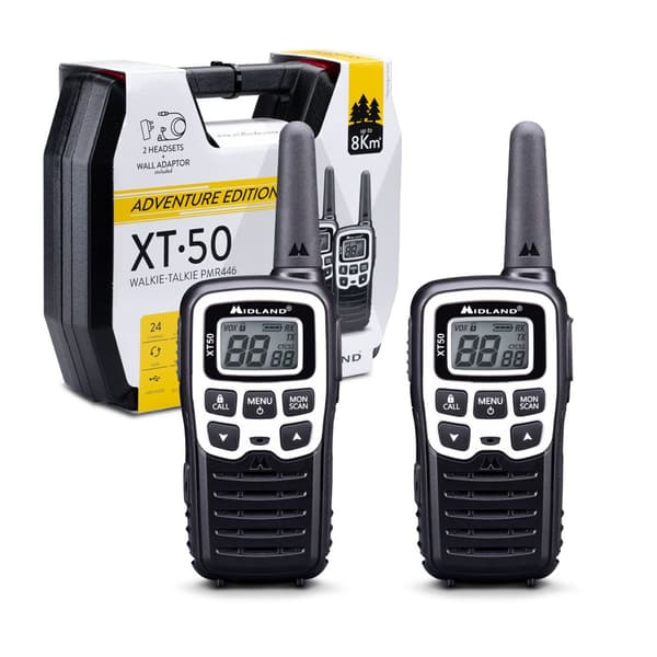 Käsiradiot PMR MIDLAND XT50 matkalaukku