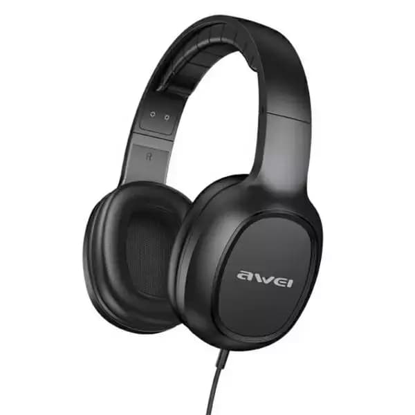AWEI GM-6 On-Ear Hovedtelefoner 3,5 mm jack sort