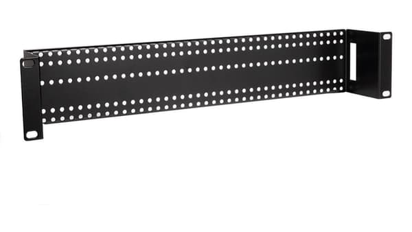 ADD-RACK2U2 asennussovitin RACK 2U upotetulla aukolla