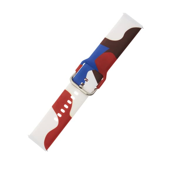 Strap Moro til Samsung Galaxy Watch 45 / 46 / 47 mm Silikoneurrem - Mønster 8
