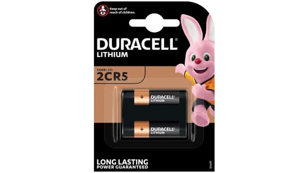 Lithium Batteri DURACELL 245 / 2CR5 6V