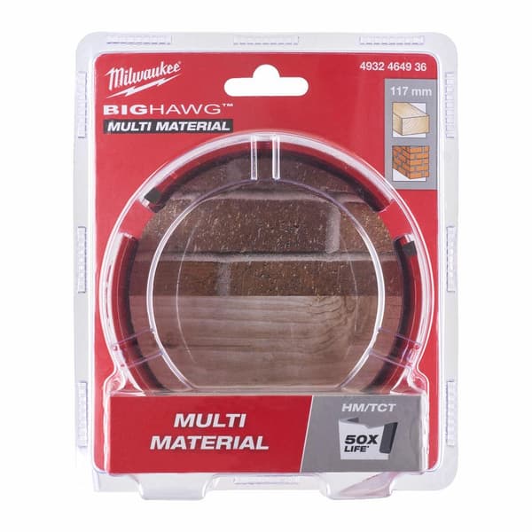 MILWAUKEE HÅLSÅG BIG HAWG 117mm MULTIMATERIAL