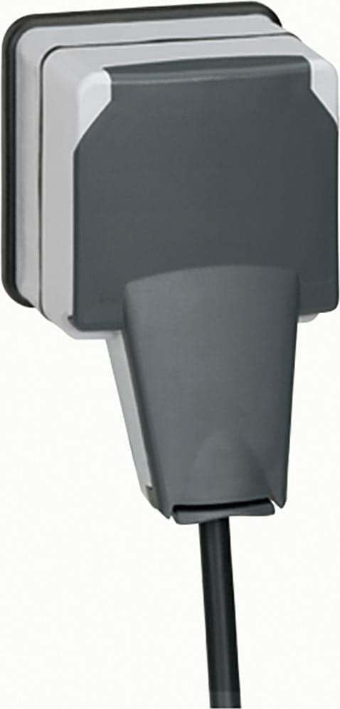 PLEXO55 Enkeltstik med/u 2P+Z IP66 090465