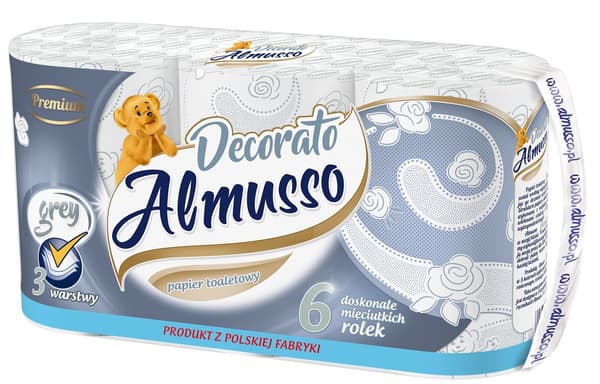 Almusso WC-paperi Decor 3 kerrosta 6 kpl