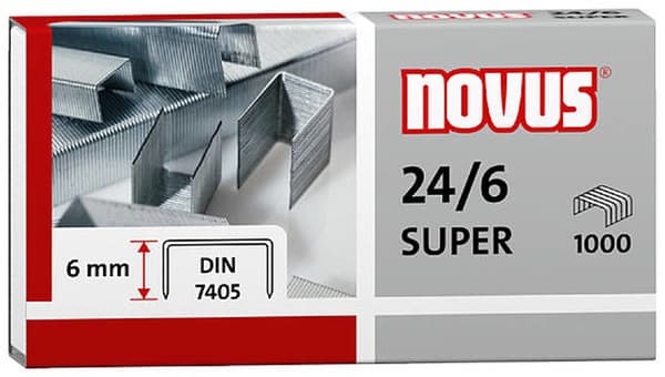 Novus Niitit 24/6 DIN super x 1000 (4009729003688)