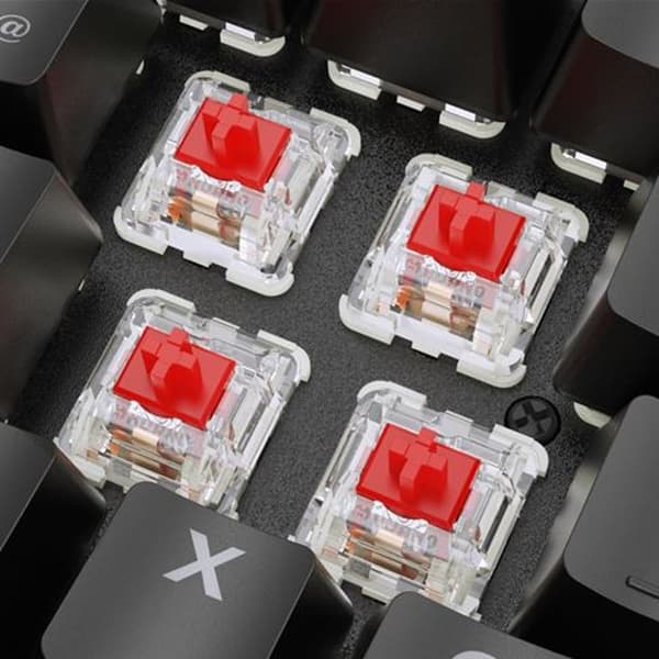 SKILLER SGK36W (sort, DE chip, Huano rød)