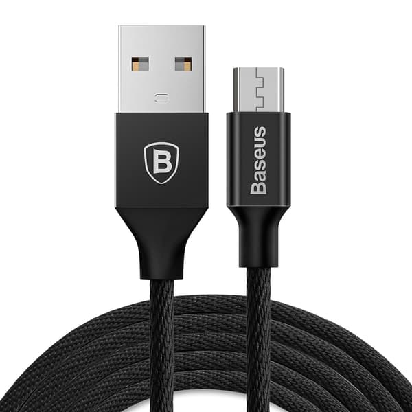 Baseus Micro USB Yiven Kabel 2A 1,5m Sort (CAMYW-B01)