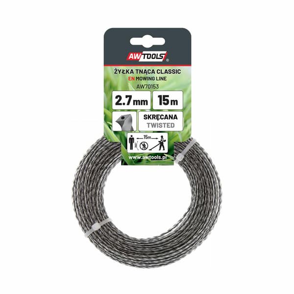 AWTOOLS ZYLKA TNACA CLASSIC 2,7x15M/SKRECANA