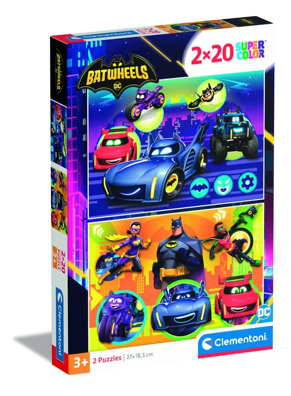 Puslespil 2x20 Super Color Batwheels
