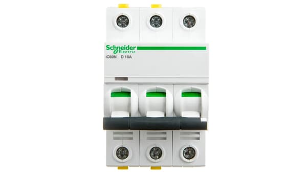 Schneider Electric effektkontakt IC60N 3P 16A D - A9F05316