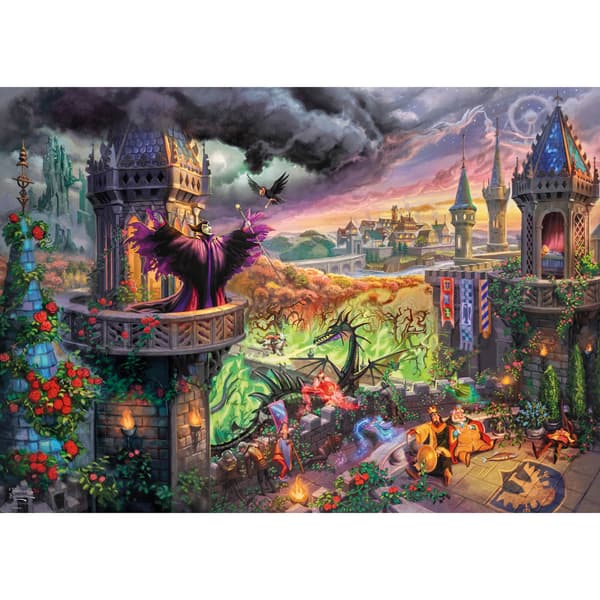 Puslespil 1000 Thomas Kinkade, Disney Witch