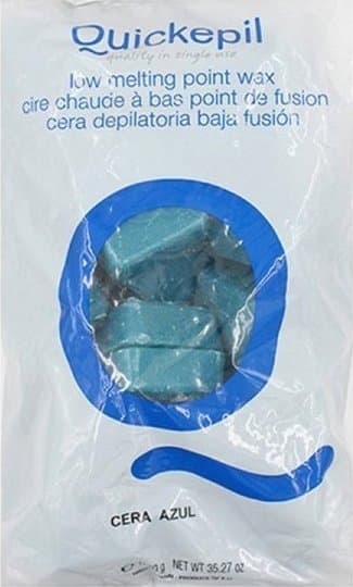 QUICKEPIL STRAPLESS HÅRD VOKS TIL HÅRFJERNING 1KG BLÅ