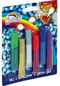 Glitterliima 6 väriä x 6ml FIORELLO