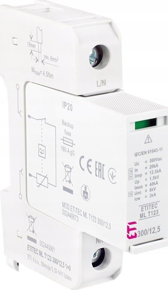 Bake stop T1, T2, T3 (B, C, D) ETITEC ML T123 300/12,5 1+0