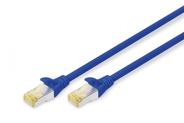 DIGITUS patchkabel - 1 m - blå, RAL 5017
