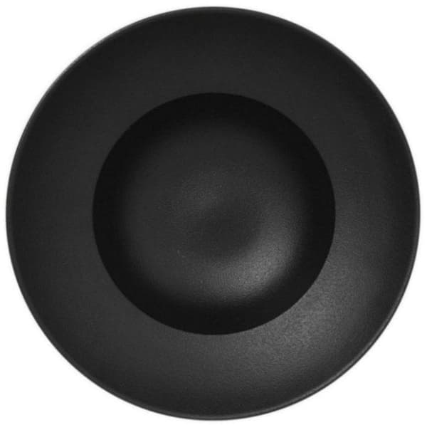 NEOFUSION djup tallrik rund, diameter 26cm, svart