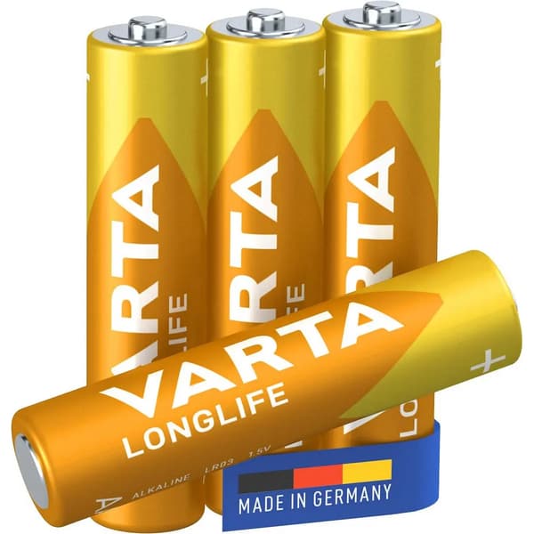 1x4 Varta Longlife Micro AAA LR 03
