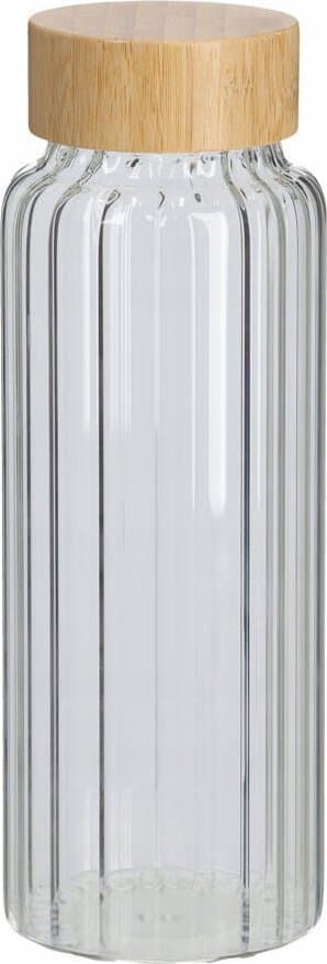 Zeller flaska med tätt bambulock, 1000 ml