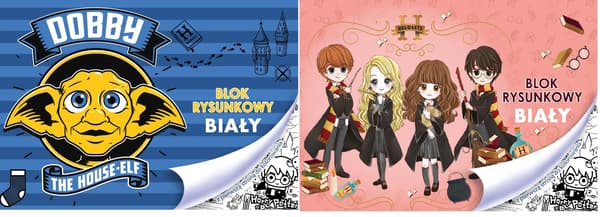 Ritblock vitt A4/20K Harry Potter