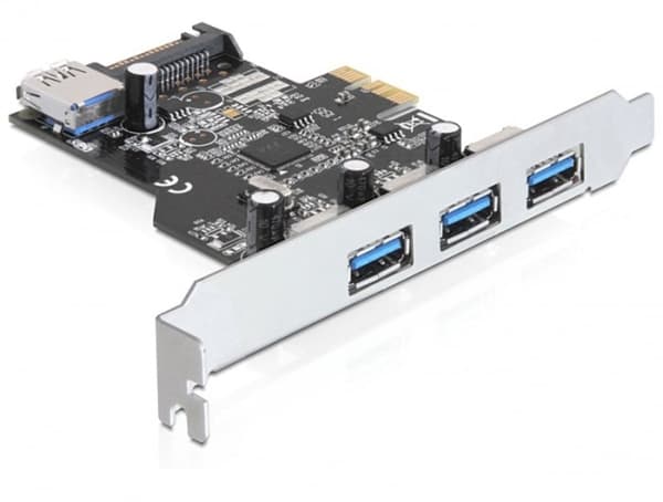 Delock PCI Express Card > 3 x external