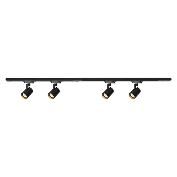Volf Track Set Svart 4xGU10 1,5m