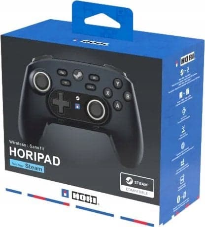Trådlös HORIPAD Pro för Steam (Midnattsvart)
