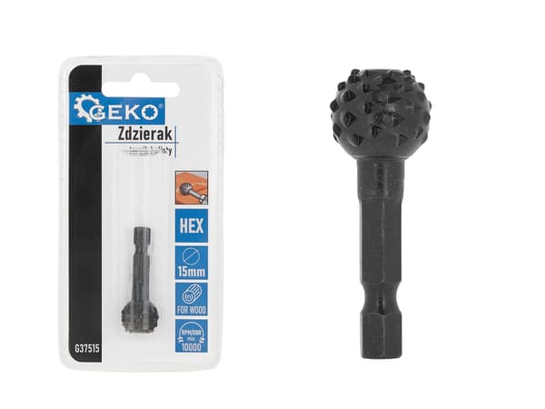 Sfärisk skärare för trä 15mm HEX (50/250)