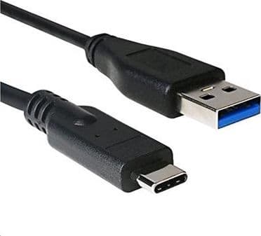 Kabel USB C-Tech USB-A - USB-C 2 m Sort (CB-USB3C-20B)