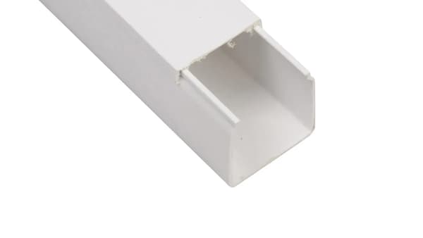 Elektrisk installationsliste LS 40x40 EKO hvid UV-bestandig 68005 /2m/