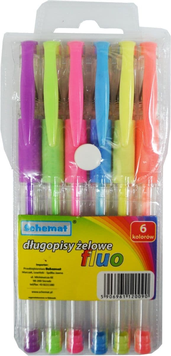 Fluorescerande Zelum Längder 6 Färger