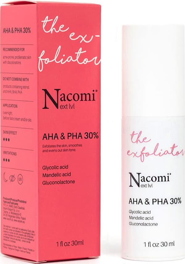 Nacomi Next Level Acid Peeling AHA og PHA 30% 30 ml